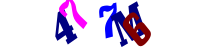 Blue Captcha Image
