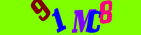 Blue Captcha Image