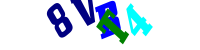 Blue Captcha Image