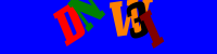 Blue Captcha Image