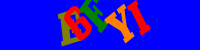 Blue Captcha Image
