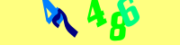 Blue Captcha Image