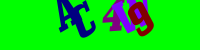 Blue Captcha Image
