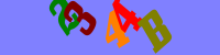 Blue Captcha Image