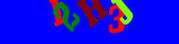 Blue Captcha Image