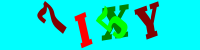 Blue Captcha Image