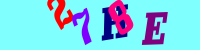 Blue Captcha Image