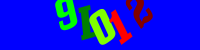 Blue Captcha Image
