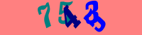Blue Captcha Image