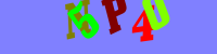 Blue Captcha Image