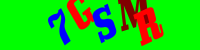Blue Captcha Image