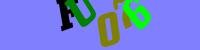 Blue Captcha Image