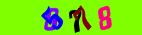 Blue Captcha Image