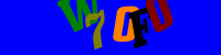 Blue Captcha Image