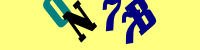 Blue Captcha Image
