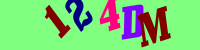 Blue Captcha Image