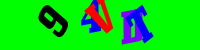 Blue Captcha Image