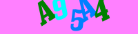 Blue Captcha Image