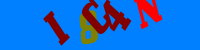 Blue Captcha Image
